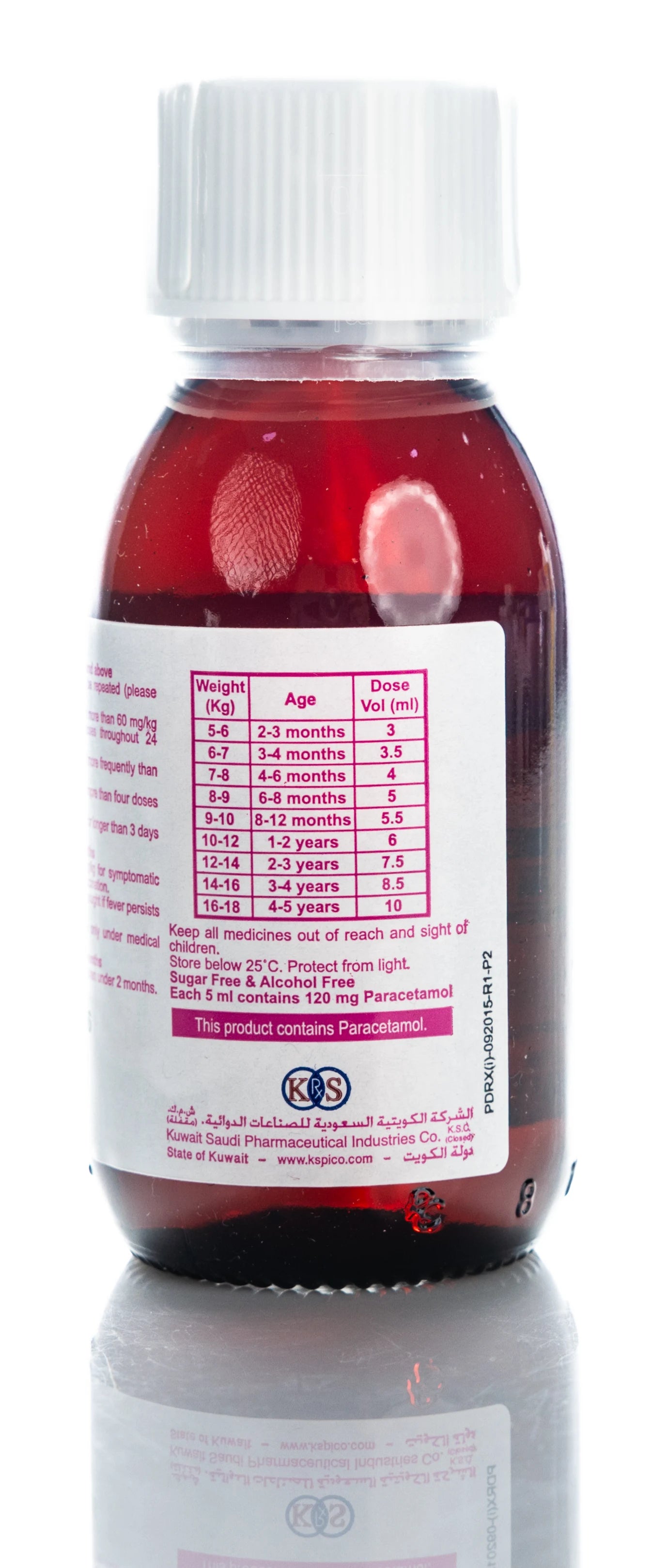Panadrex Suspension 120Mg 100Ml