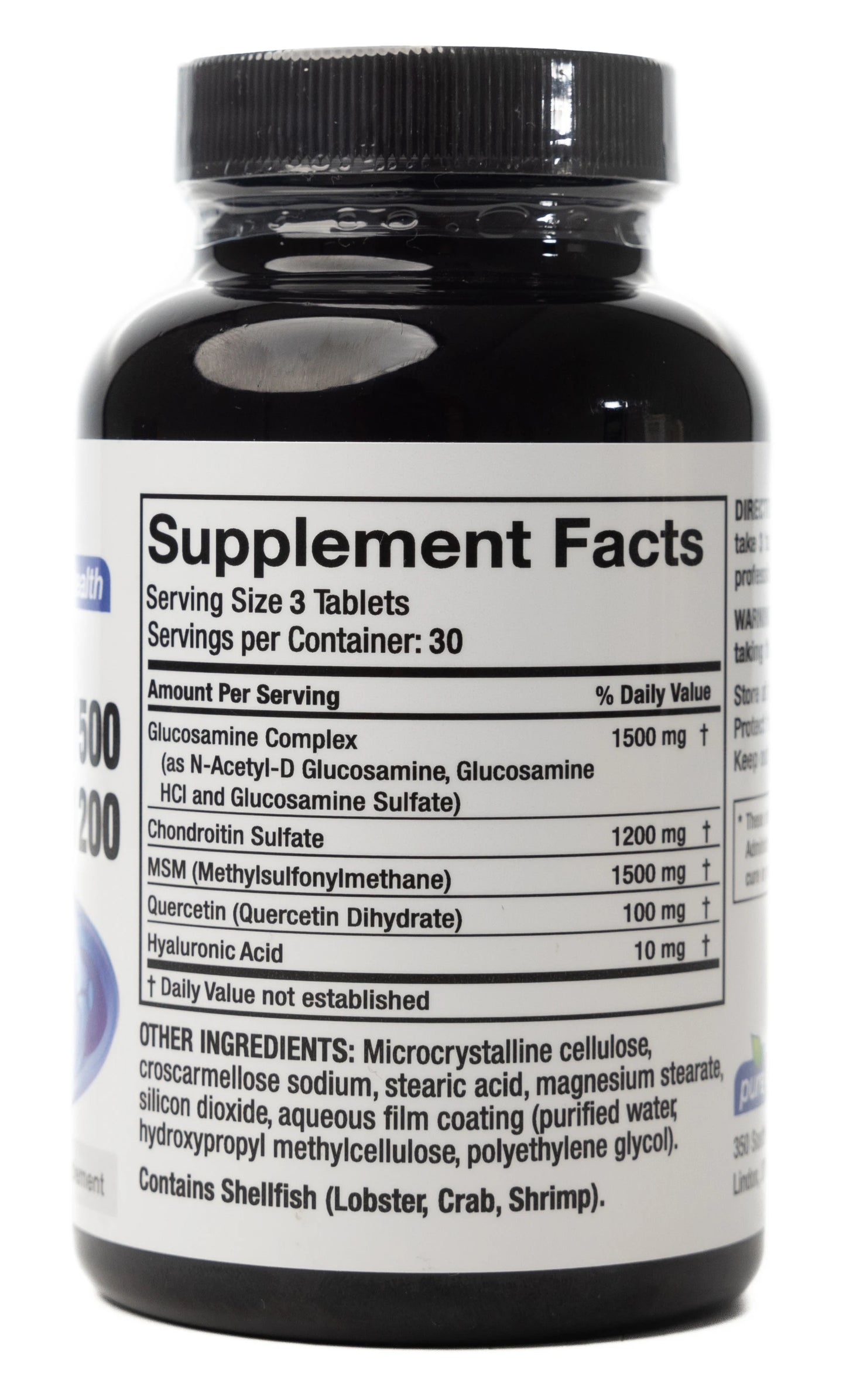Pure Health Glucosamine1500 Chondroitin1200 90 Tablets