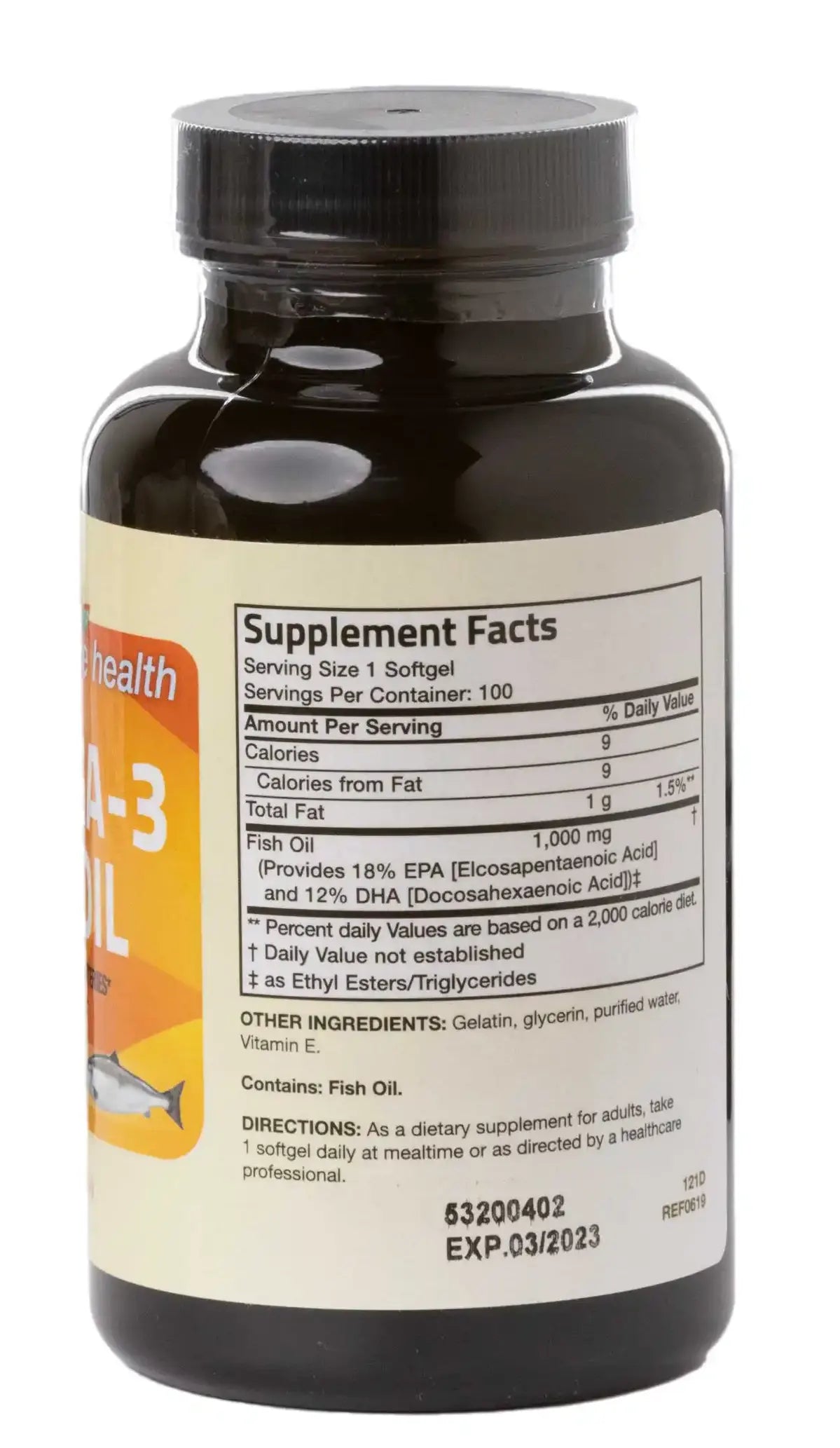 Pure Health Omega-3 Fish Oil 100 Softgels