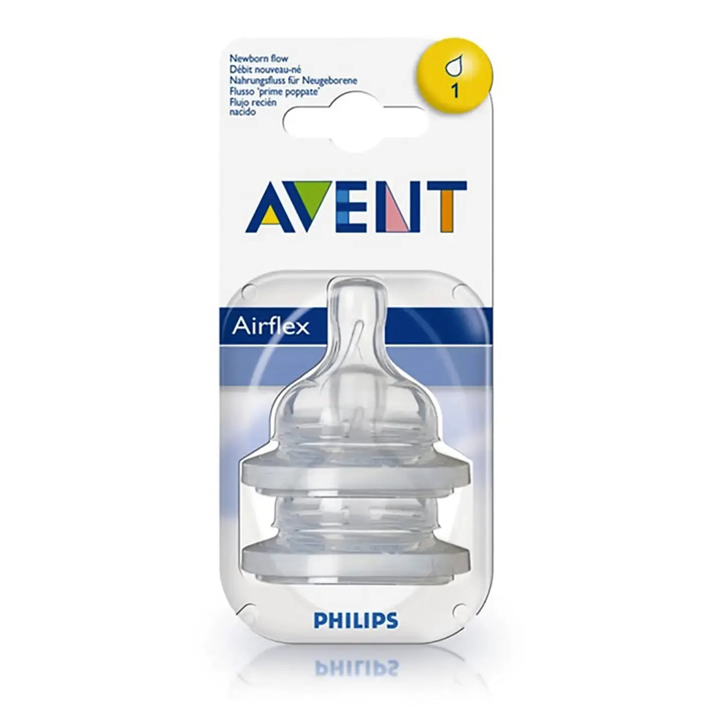 Avent [849] Classic+ Teats 0M+ 1 Hole 2 Pieces
