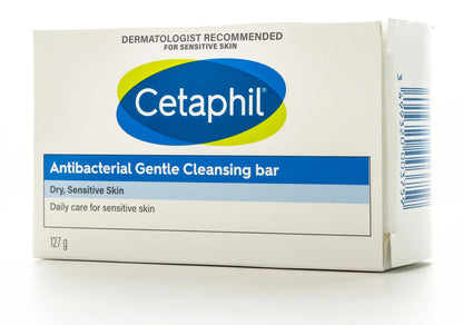 Cetaphil Antibacterial Gentle Cleansing Bar 127 Gm