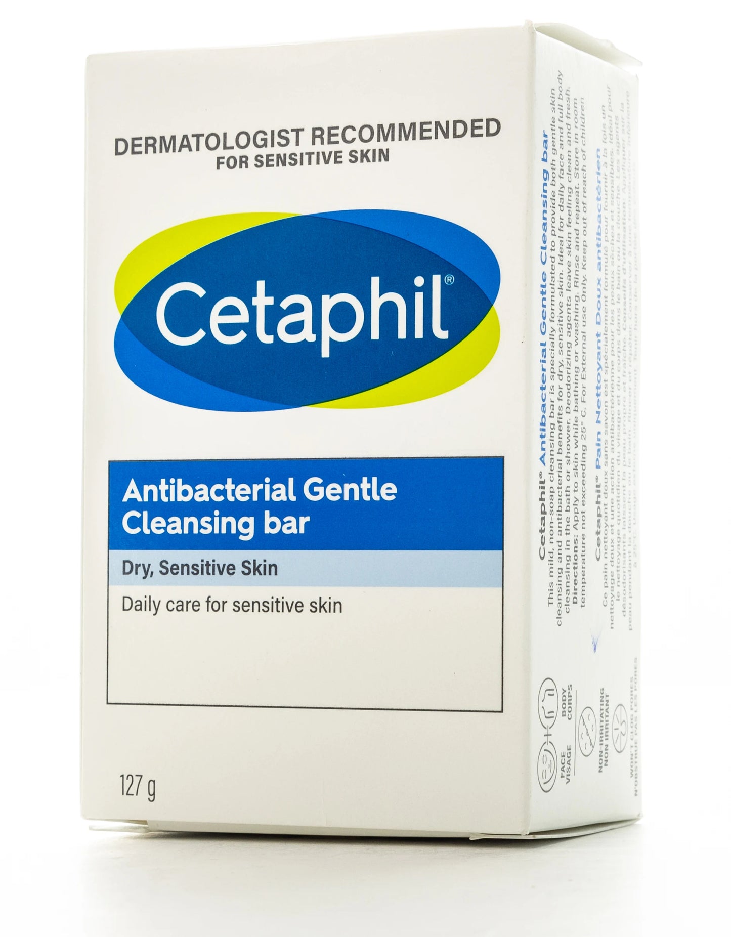 Cetaphil Antibacterial Gentle Cleansing Bar 127 Gm