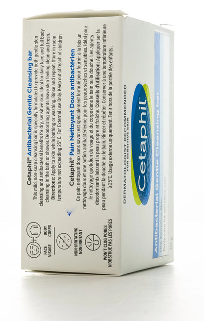 Cetaphil Antibacterial Gentle Cleansing Bar 127 Gm