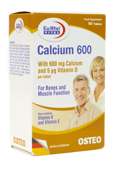 Eurho Vital Calcium 600 mg 60 Tablet