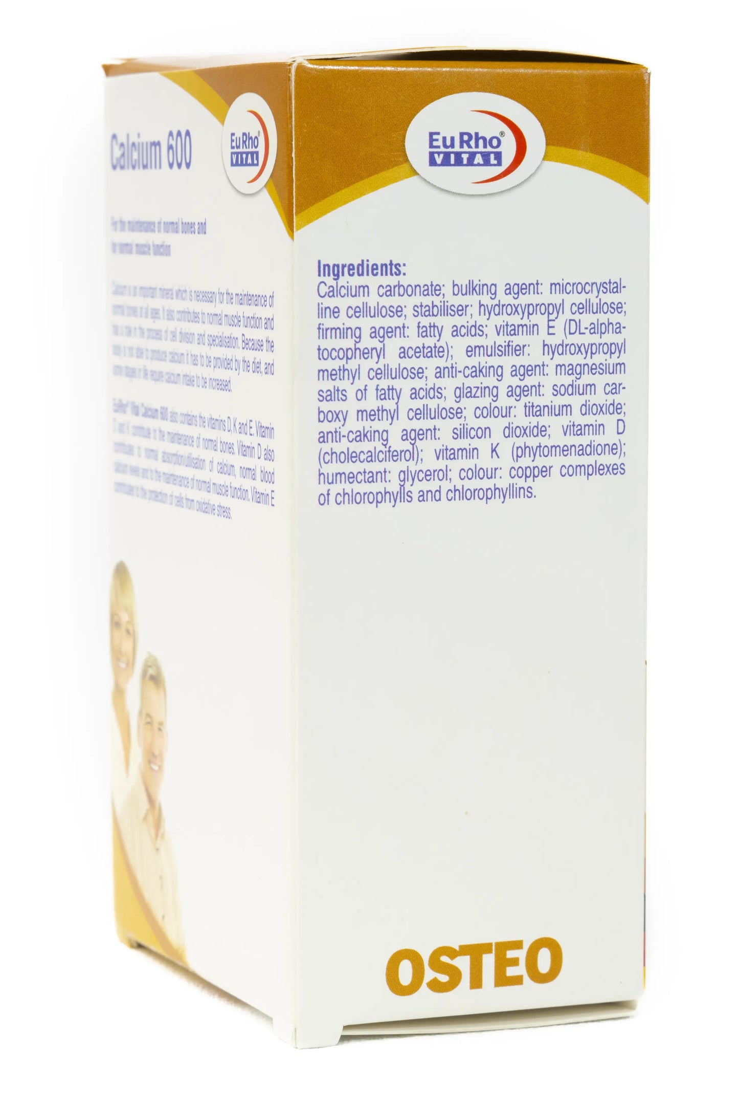 Eurho Vital Calcium 600 mg 60 Tablet