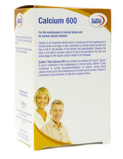 Eurho Vital Calcium 600 mg 60 Tablet