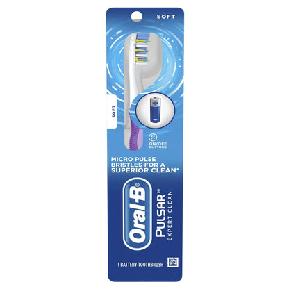 Oral-B Pulser Expert Clean Battery Toothbrush-Soft