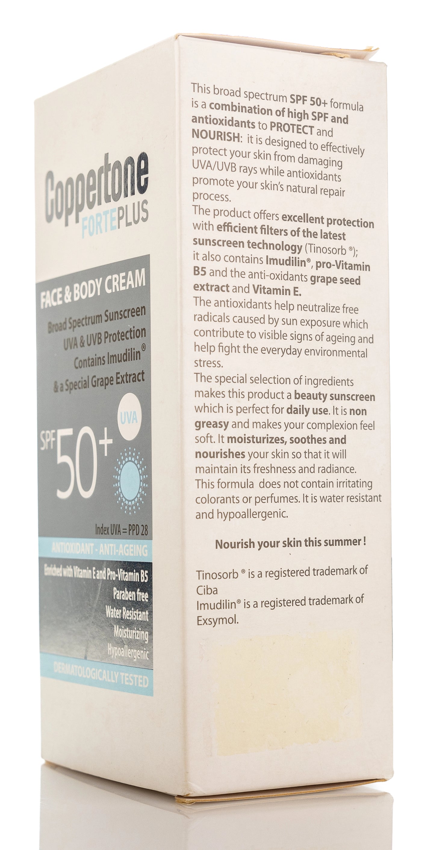 Coppertone FORTEPLUS SPF 50+ Face & Body Cream 150 Ml