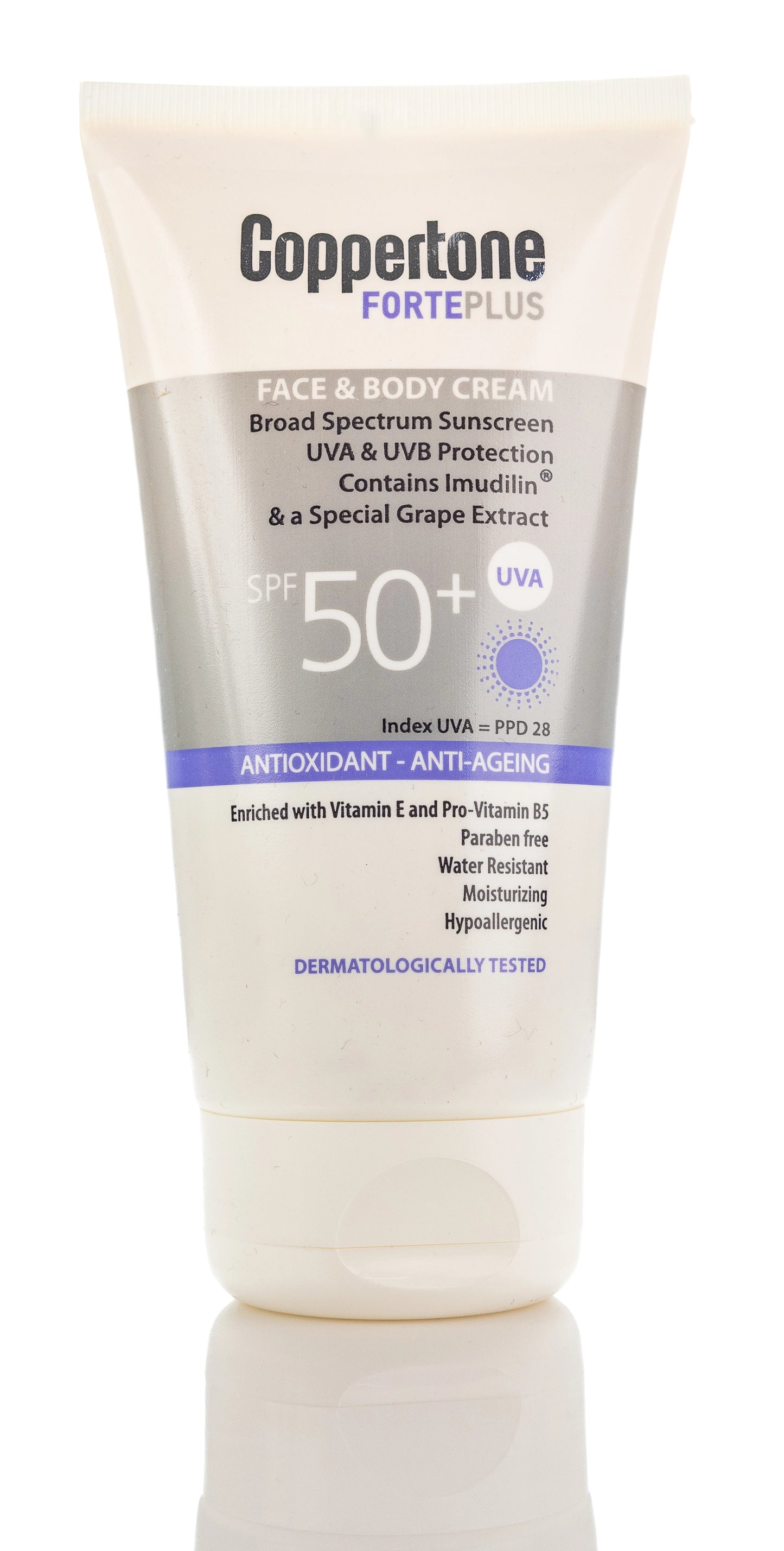 Coppertone FORTEPLUS SPF 50+ Face & Body Cream 150 Ml