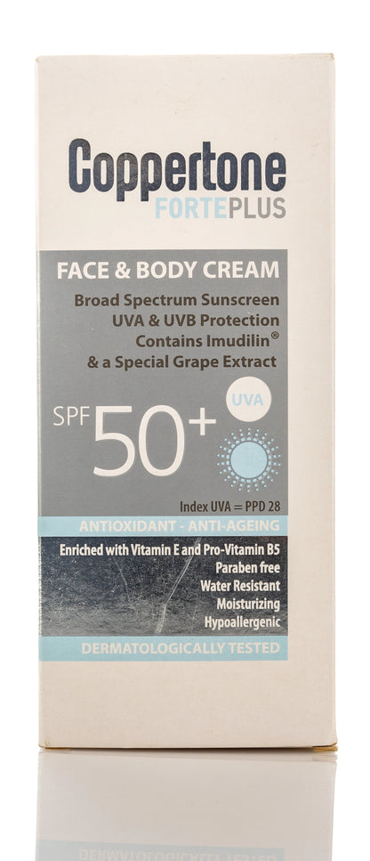 Coppertone FORTEPLUS SPF 50+ Face & Body Cream 150 Ml
