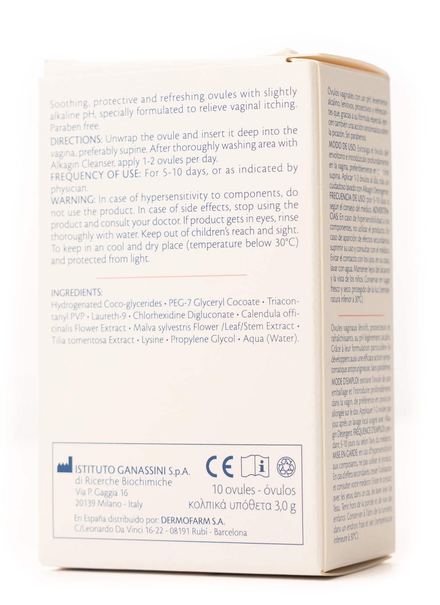 Alkagin Vaginal Ovules 10 Pieces