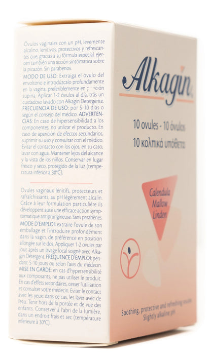 Alkagin Vaginal Ovules 10 Pieces