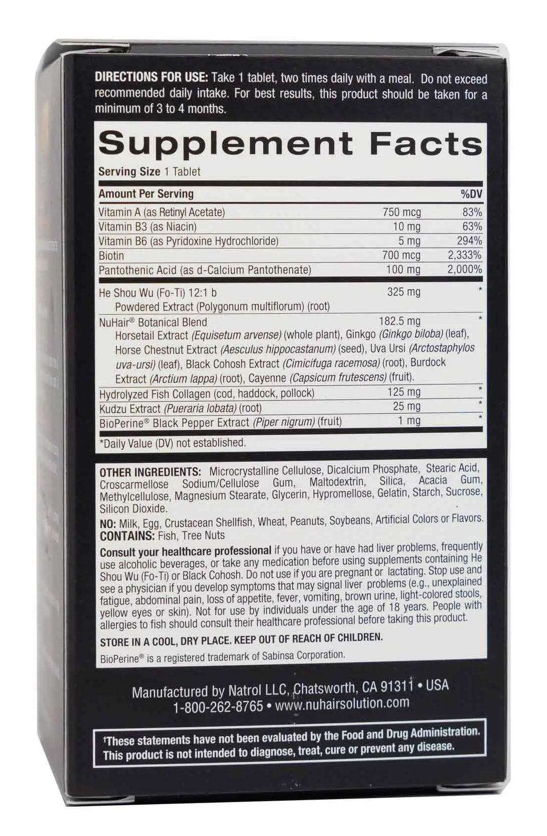 NuHair Hair Rejuvenation for Women 60 Tablet