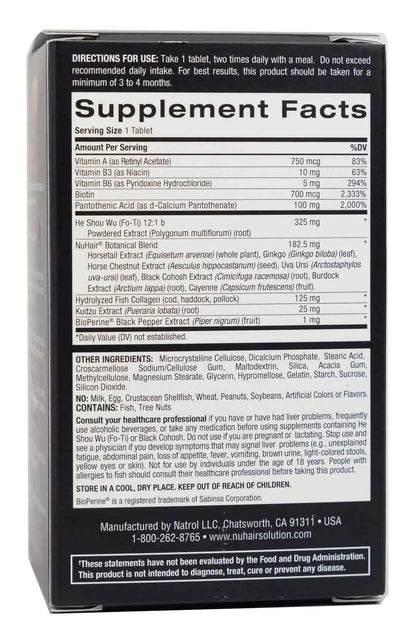 NuHair Hair Rejuvenation for Women 60 Tablet