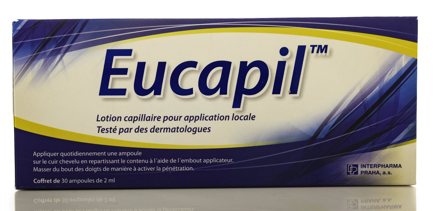 Eucapil (Fluridil) Hair Loss Treatment 30 Ampoules x 2 ml