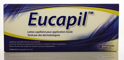 Eucapil (Fluridil) Hair Loss Treatment 30 Ampoules x 2 ml