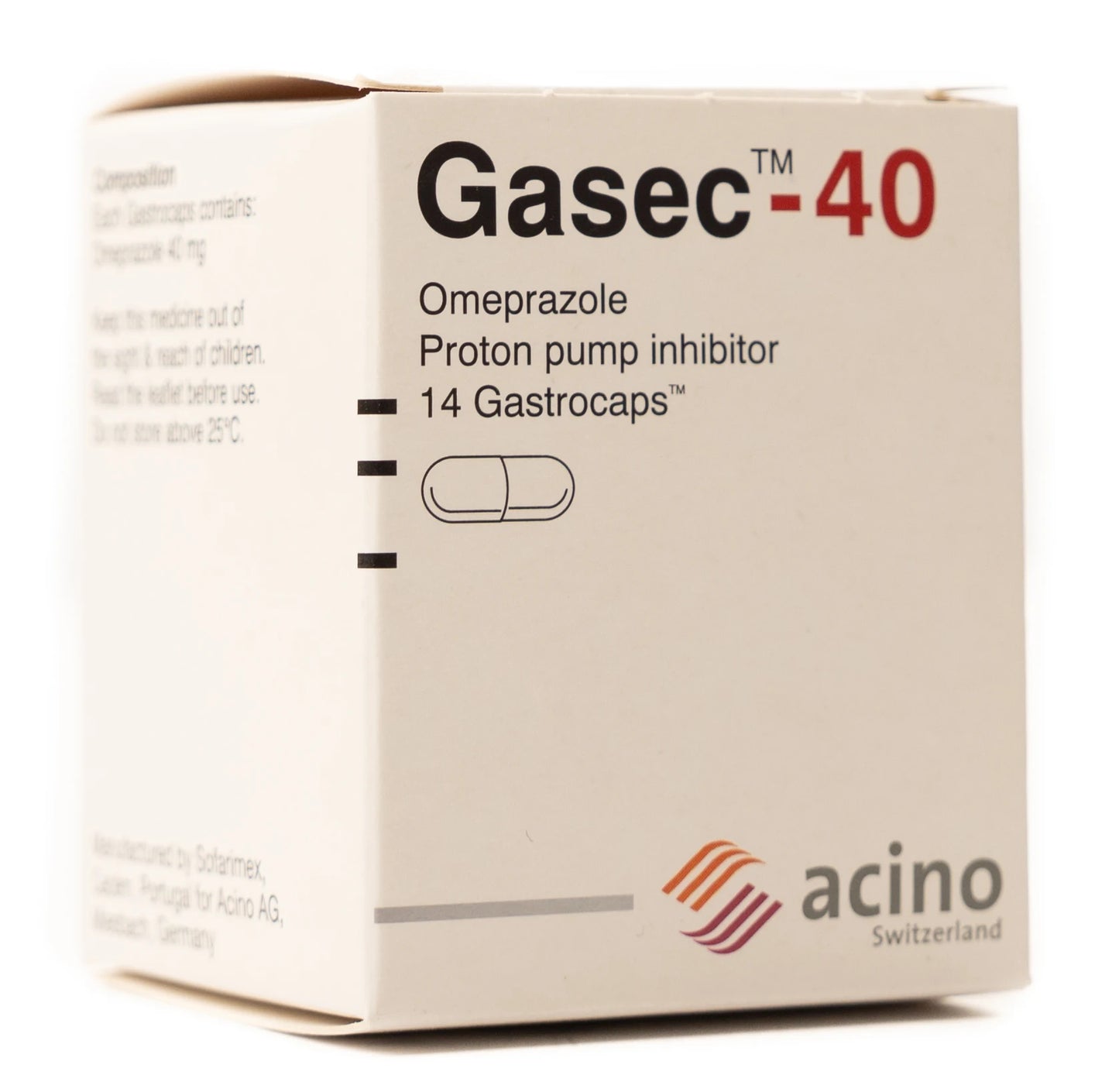Gasec 40Mg 14 Capsules