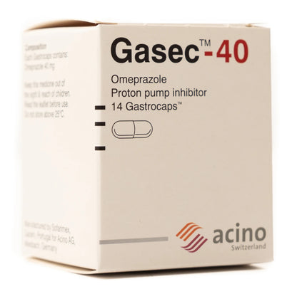 Gasec 40Mg 14 Capsules