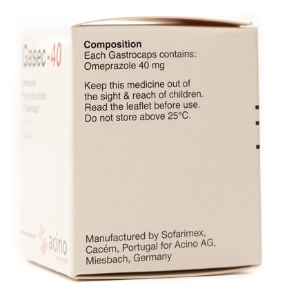 Gasec 40Mg 14 Capsules