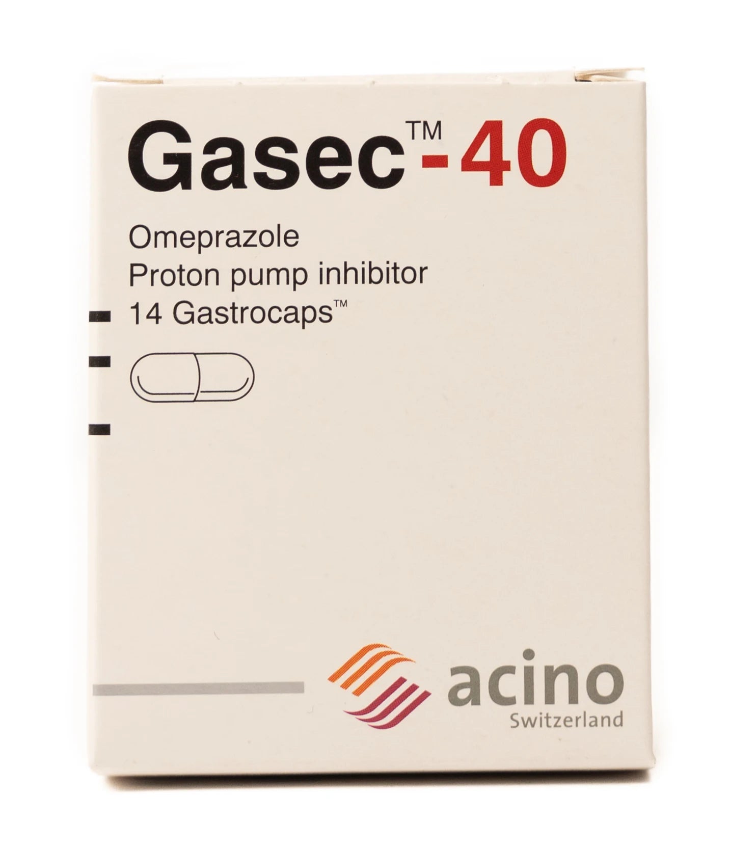 Gasec 40Mg 14 Capsules
