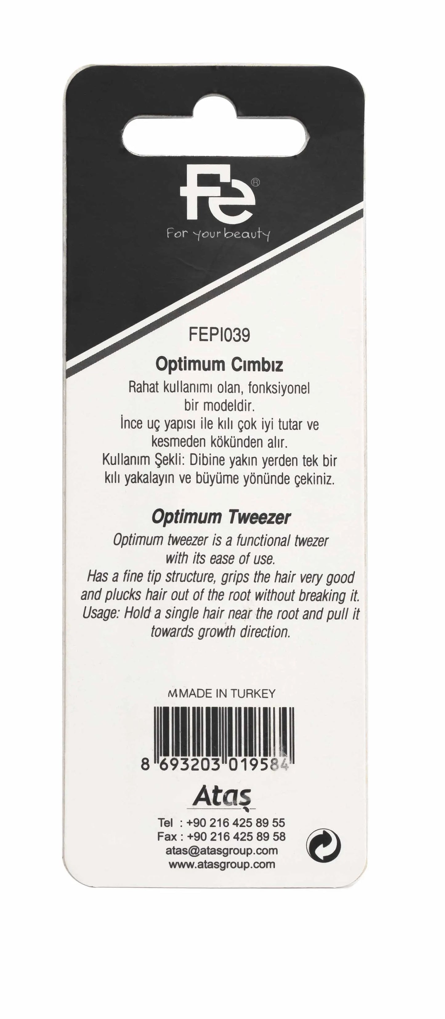 Fe Tweez Optimum 1039