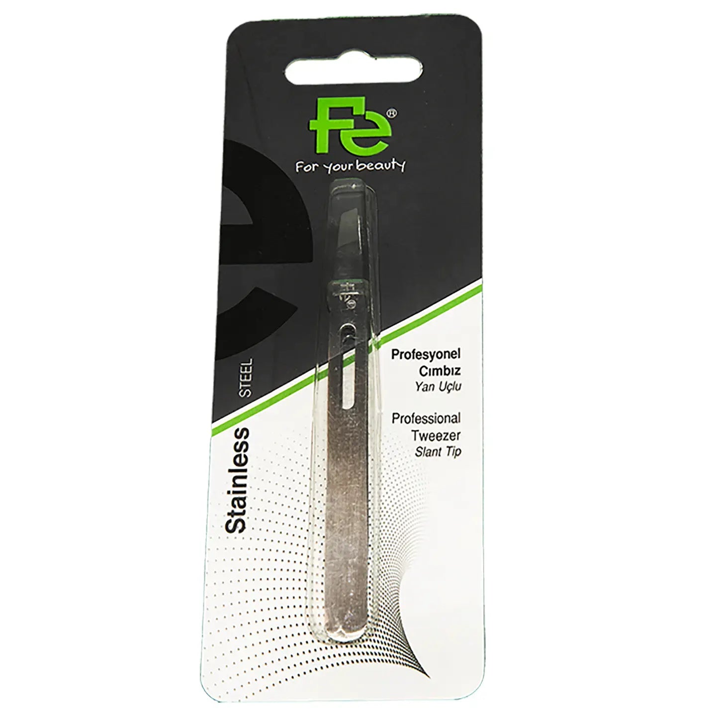 Fe Tweez Proffessional Slant tip 1033 B