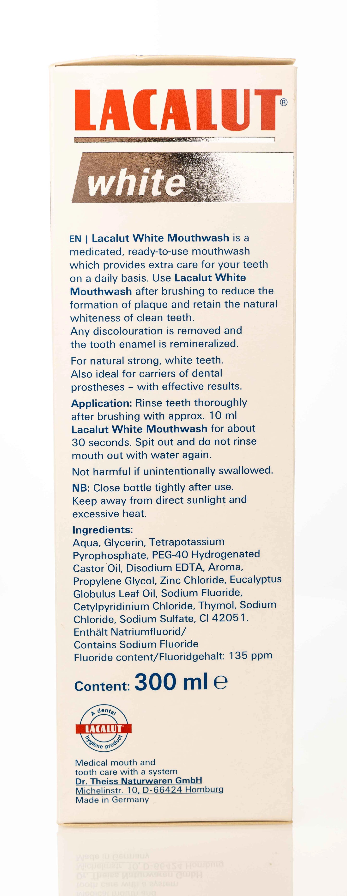 Lacalut White Mouthwash 300ml