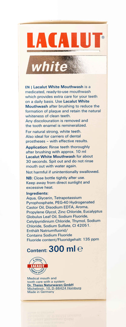 Lacalut White Mouthwash 300ml