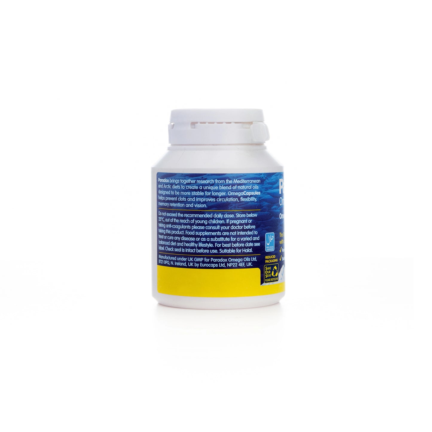 Paradox Omega 3,6&9 Fish Oil 1000 mg  60 Capsules