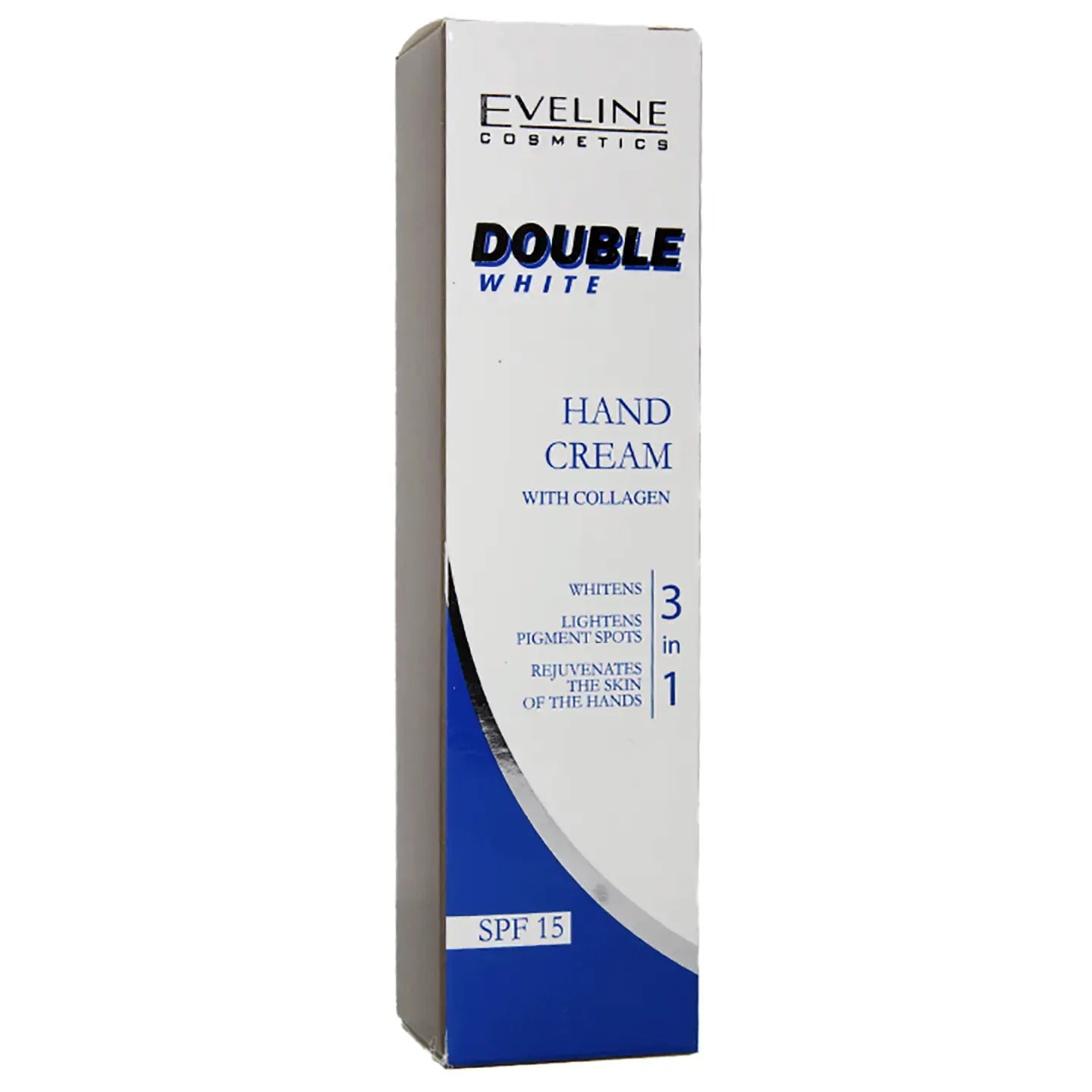 Eveline Cosmetics Double White Hand Cream with Collagen SPF 15 100 Ml
