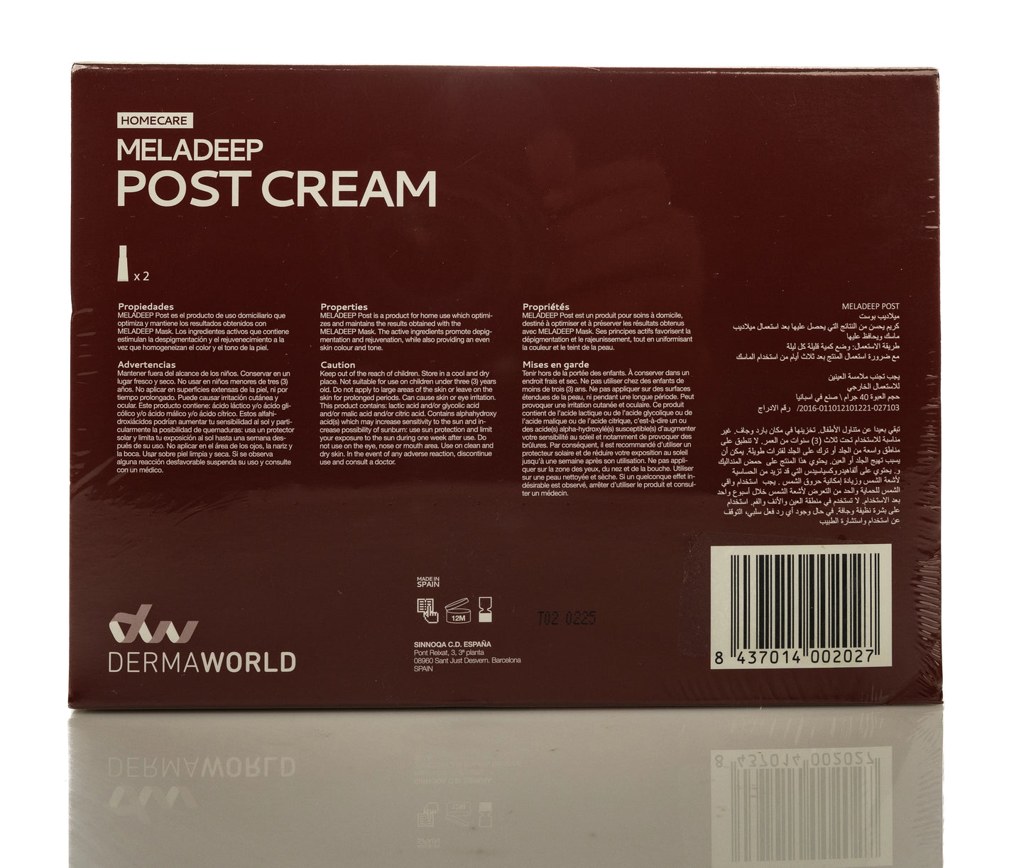 Meladeep Post Cream 2X20 Gm [Melanin Control System]