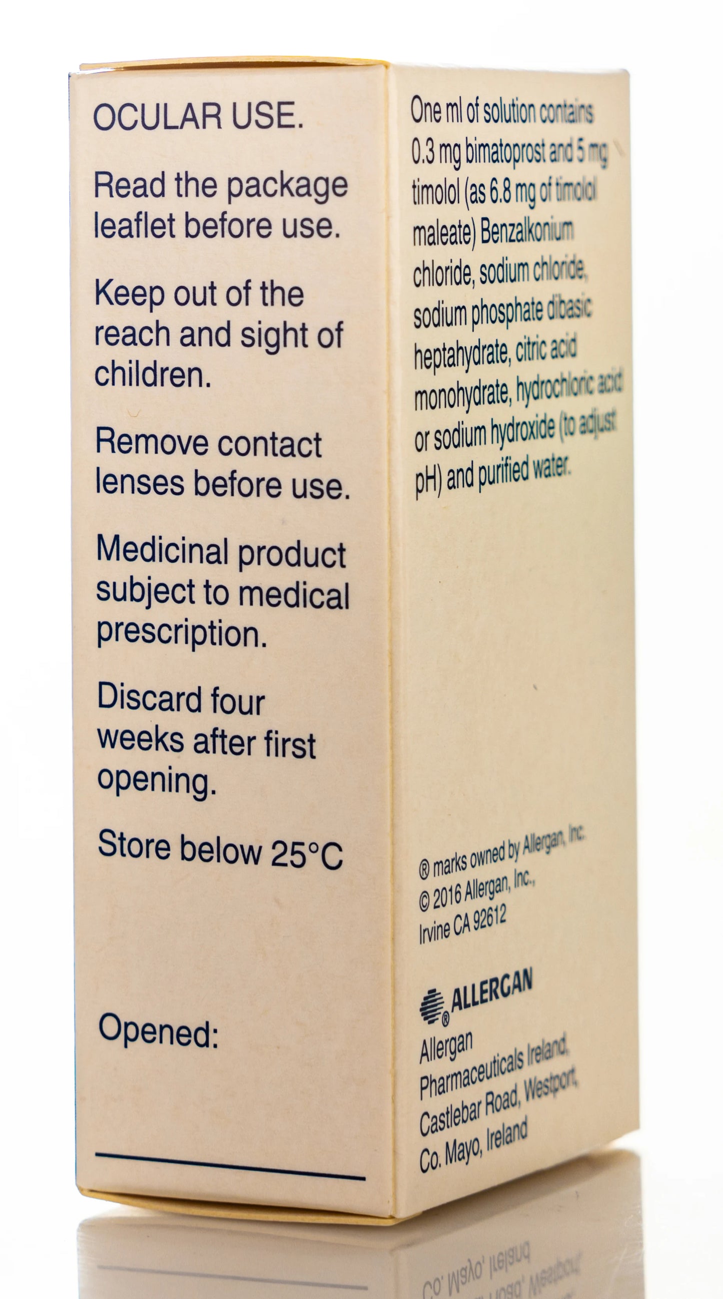 Ganfort Eye Drop 3Ml