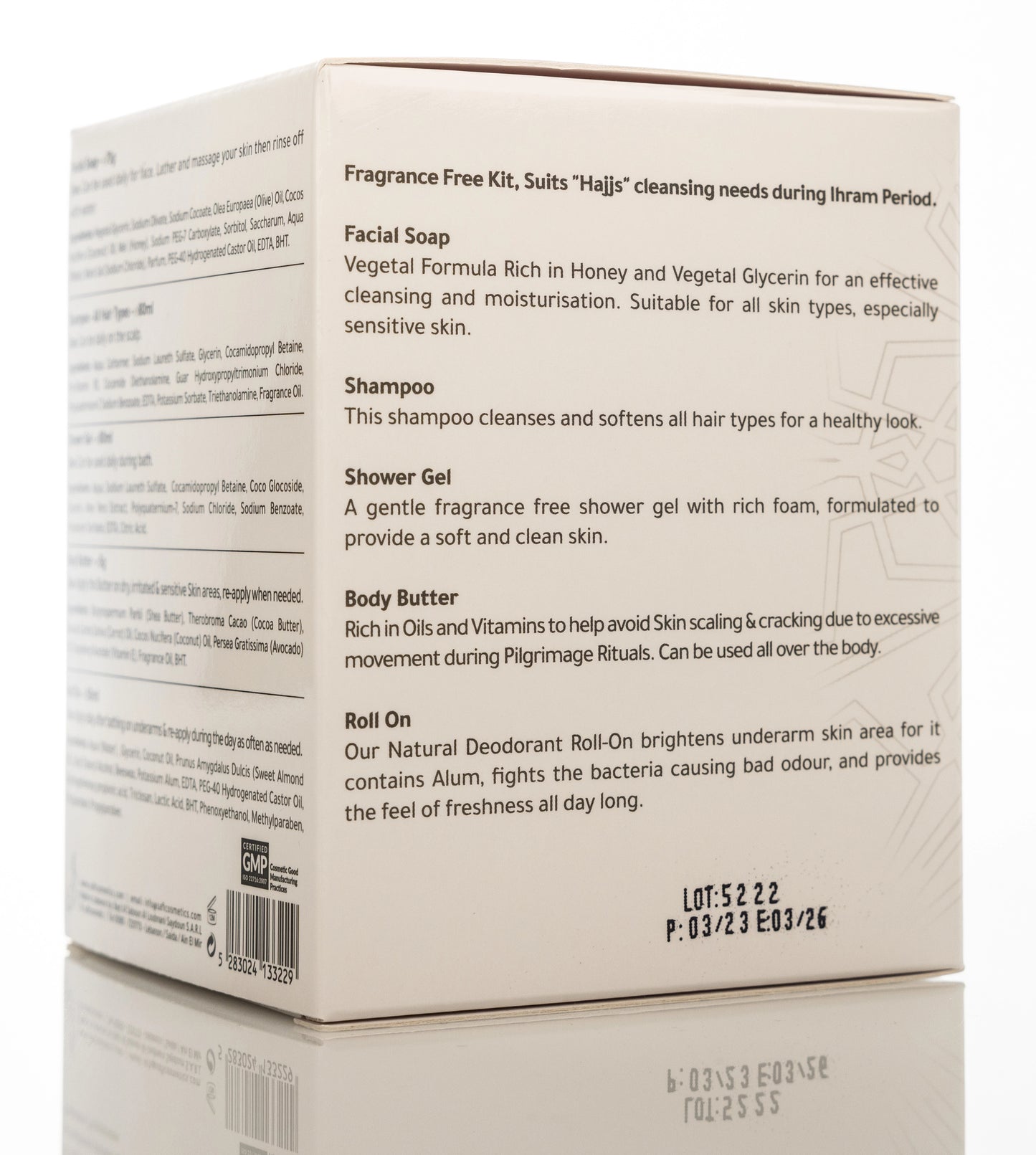 Safi Hajj Kit Fragrance Free