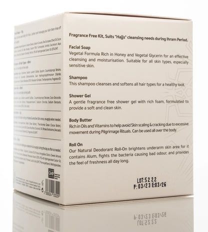 Safi Hajj Kit Fragrance Free