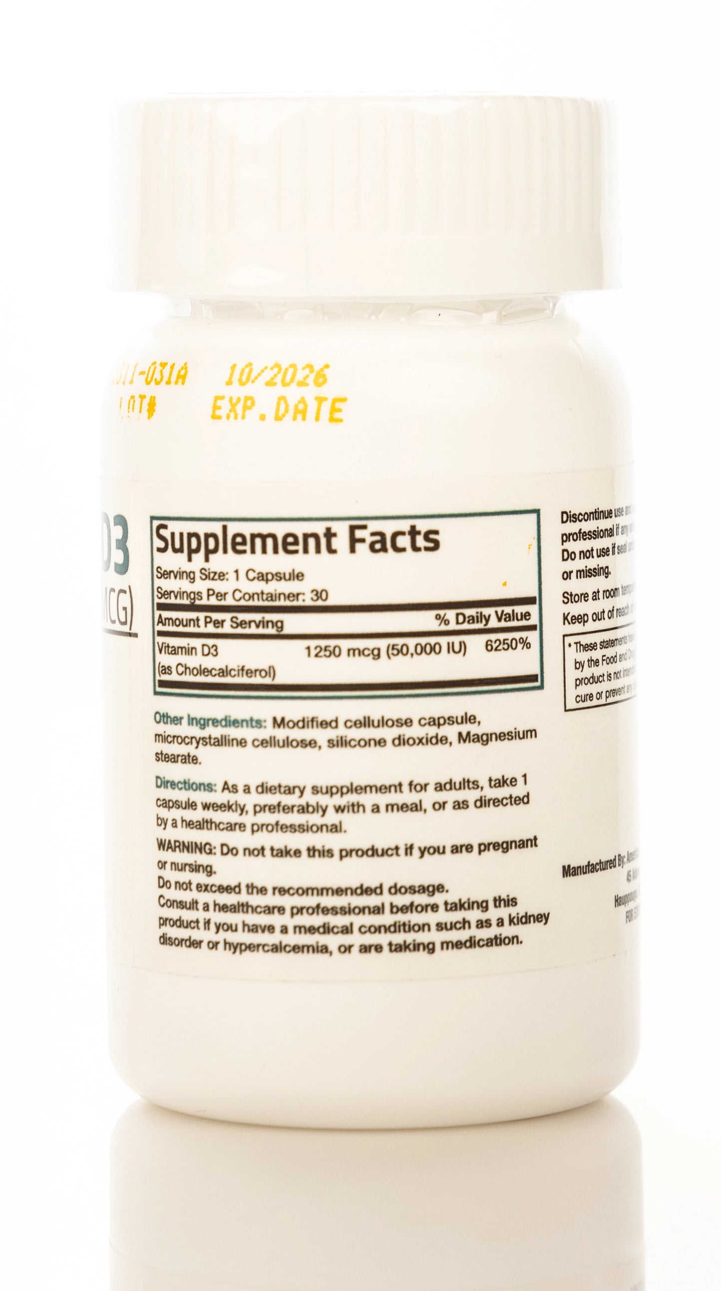 BronsonVitamin D3 50000 IU 30 Capsule