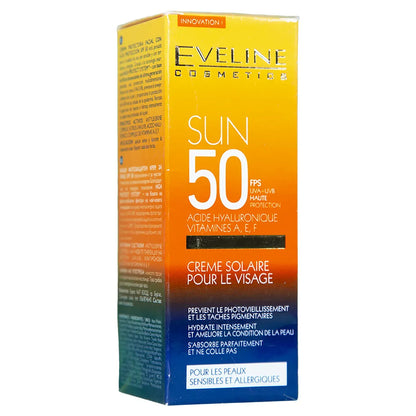 Eveline Sun SPF 50 High Protection Face Cream 50 Ml