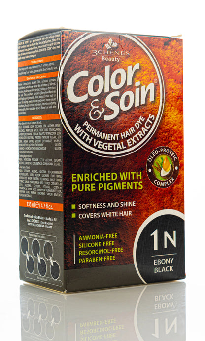 Color & Soin Permanent Hair Color [1N] Ebony Black