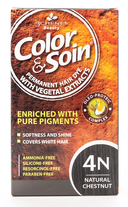 Color & Soin Permanent Hair Color [4N] Natural Chestnut