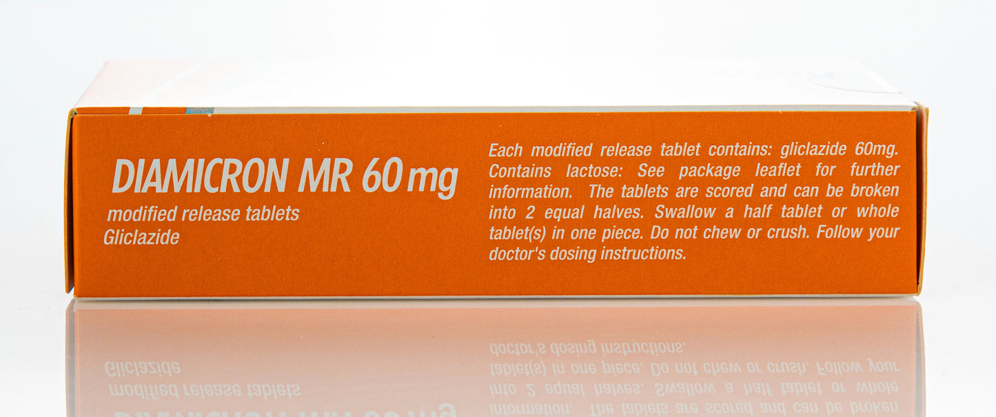 Diamicron Mr 60Mg 30 Tablets