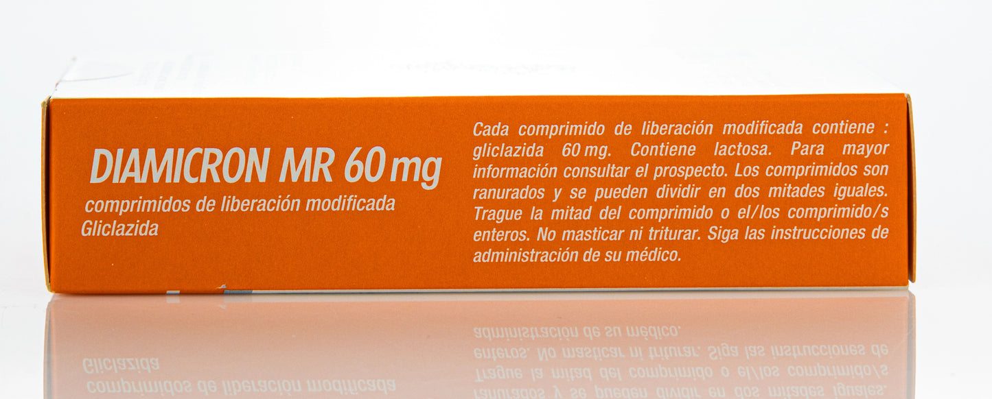 Diamicron Mr 60Mg 30 Tablets