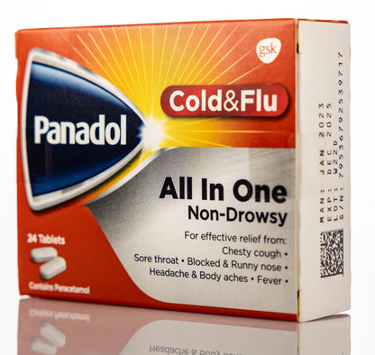 Panadol Cold & Flu All In One 24 Tablets