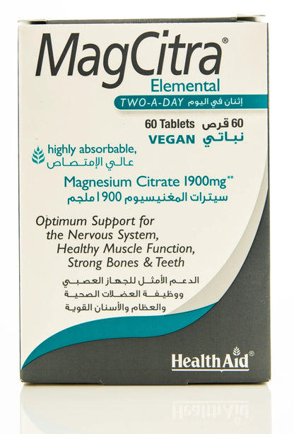 Health Aid Magcitra Elemental 60 Tablet