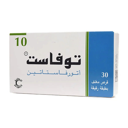 Tovast 10Mg 30 Tablets