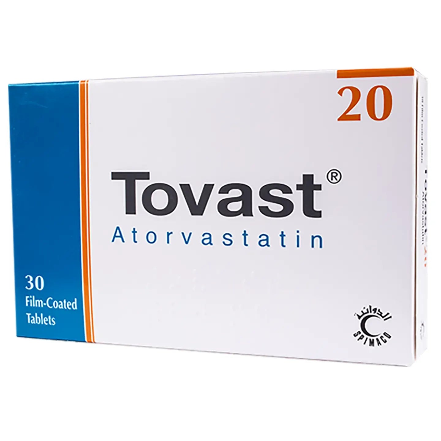 Tovast 20Mg 30 Tablets