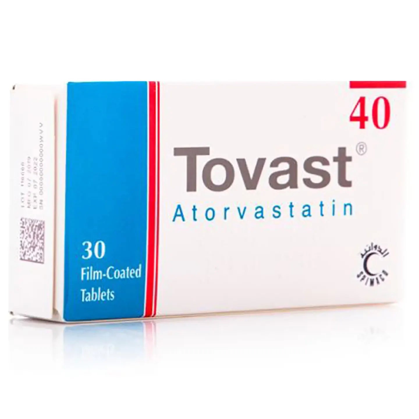 Tovast 40Mg 30 Tablets