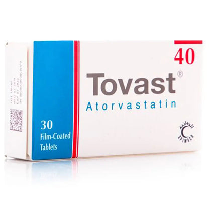 Tovast 40Mg 30 Tablets