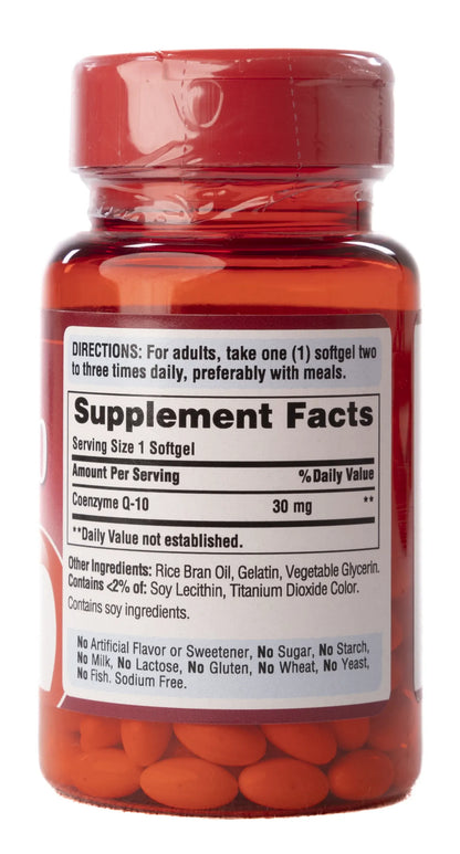 Puritan's Pride Co Q10 30mg 100 Tablets