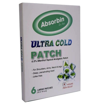 Absorbine Ultra Cold Patch 6 Pieces [Green]