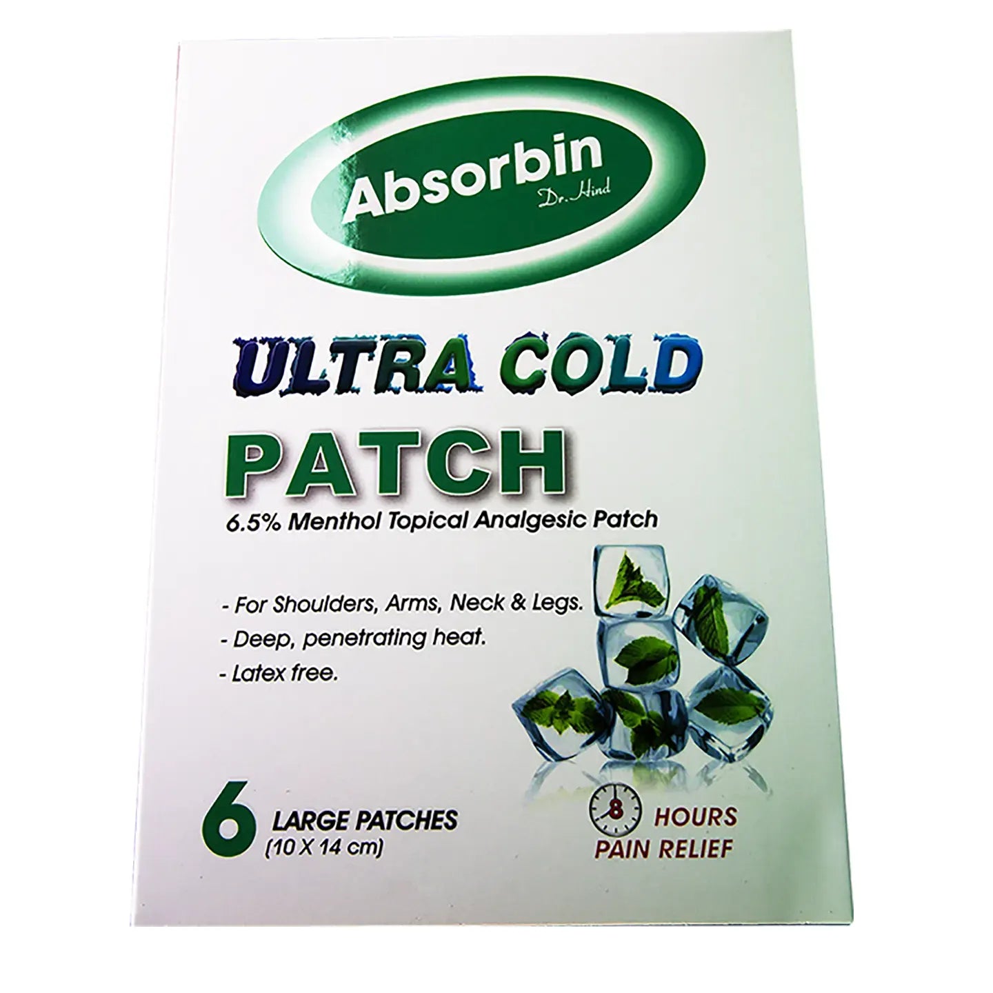 Absorbine Ultra Cold Patch 6 Pieces [Green]