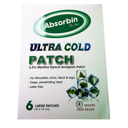 Absorbine Ultra Cold Patch 6 Pieces [Green]
